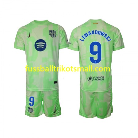 Fußballtrikots FC Barcelona Robert Lewandowski 9 Kinder 2024-2025 Kurzarm 3rd trikot kaufen